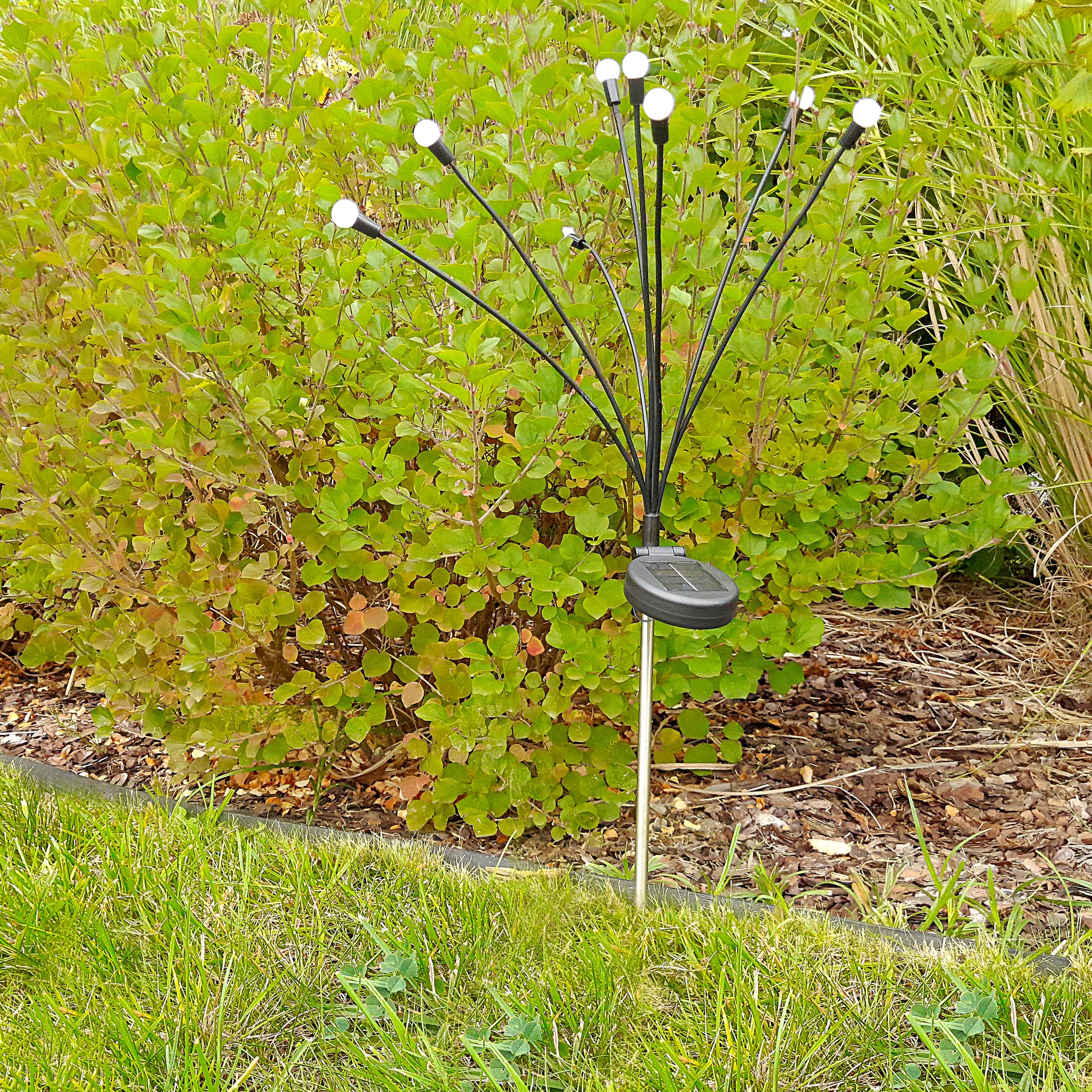 Goldlux Fiorini lampa solarna stojąca czarny 325549