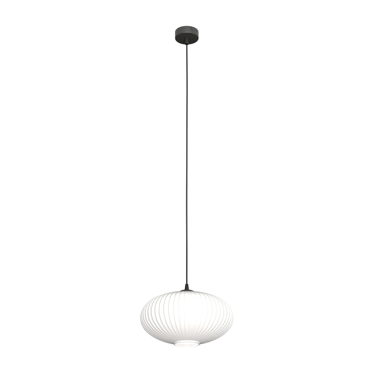 Emibig Coco lampa wisząca 1x15 W biała-czarna 1376/1