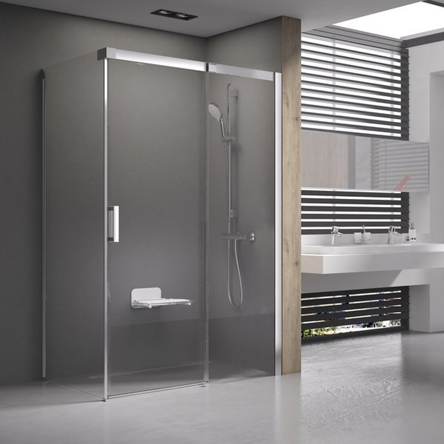 Ravak Matrix MSDPS-120/80 R kabina prysznicowa 120x80 cm prostokątna prawa satyna/szkło przezroczyste 0WPG4U00Z1
