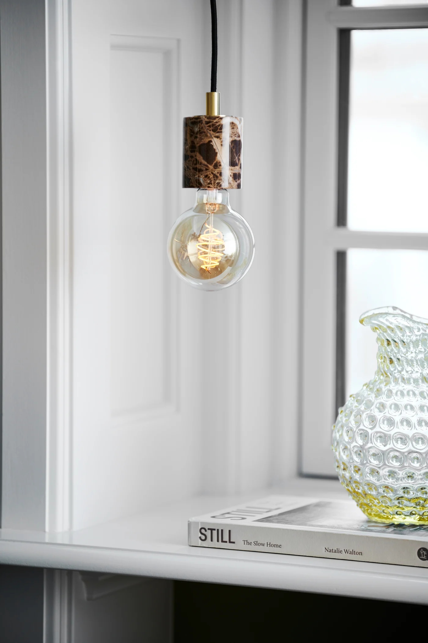 Nordlux Siv lampa wisząca 1x60W brązowy/czarny 45883018