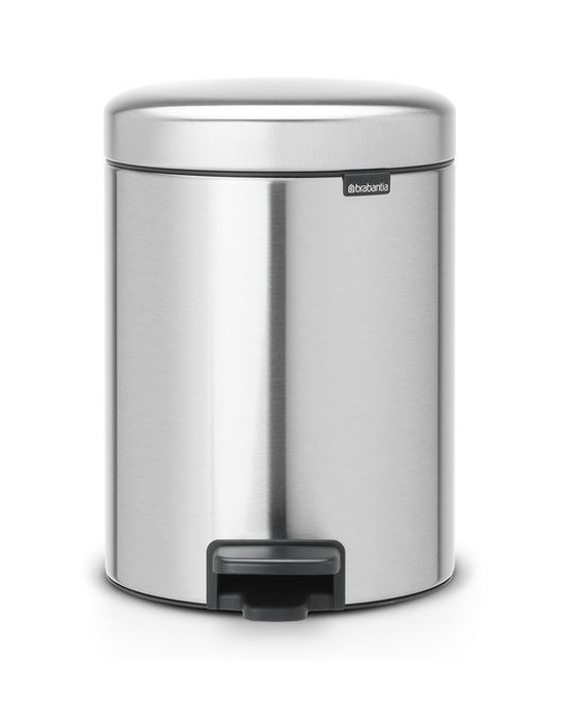 Brabantia NewIcon kosz na śmieci 5 l pedałowy stal mat FPP 112102