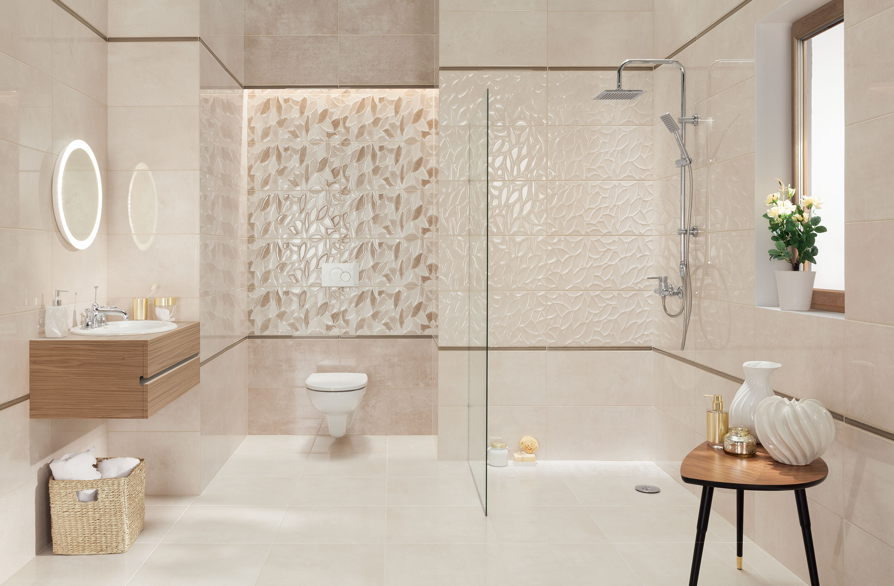 Domino Tempre beige STR płytka ścienna 30,8x60,8 cm