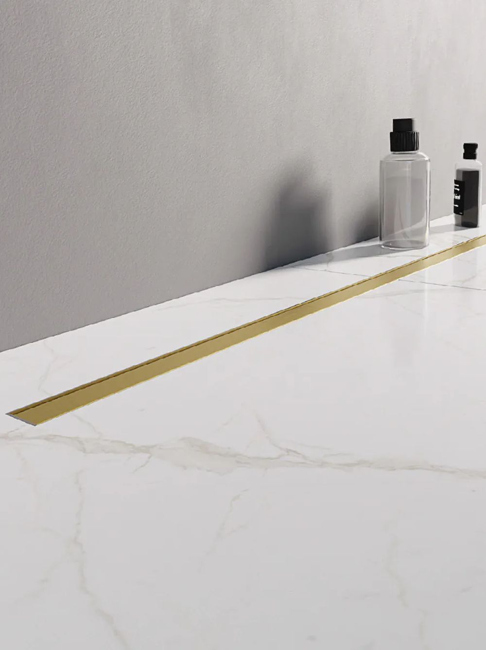 New Trendy Visio Slim Gold odpływ liniowy 70 cm złoty OL-0082