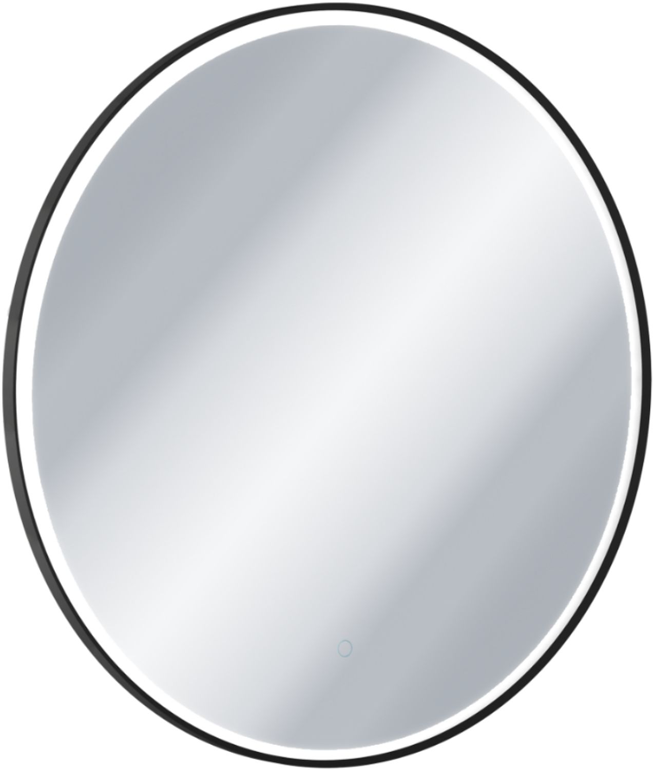 Excellent Corido lustro 80x80 cm okrągłe LED czarny mat DOEX.CO080.BL