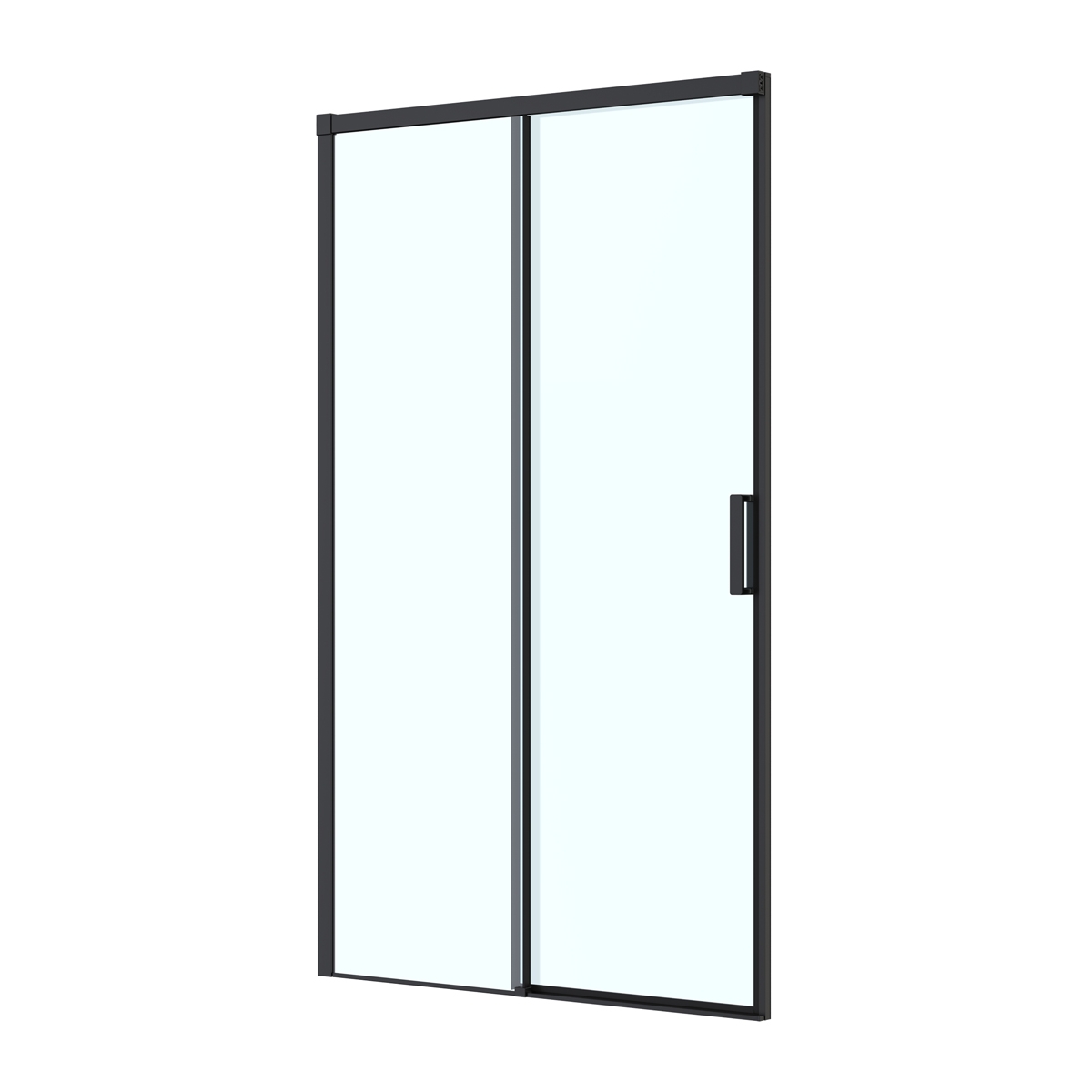 Oltens Breda drzwi prysznicowe 120 cm czarny mat/szkło przezroczyste 21212300 - Wysyłka w 24h