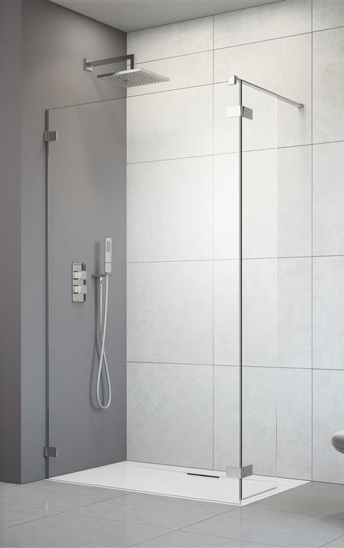 Radaway Arta Walk-In ścianka prysznicowa 100 cm chrom/szkło przezroczyste 386210-03-01