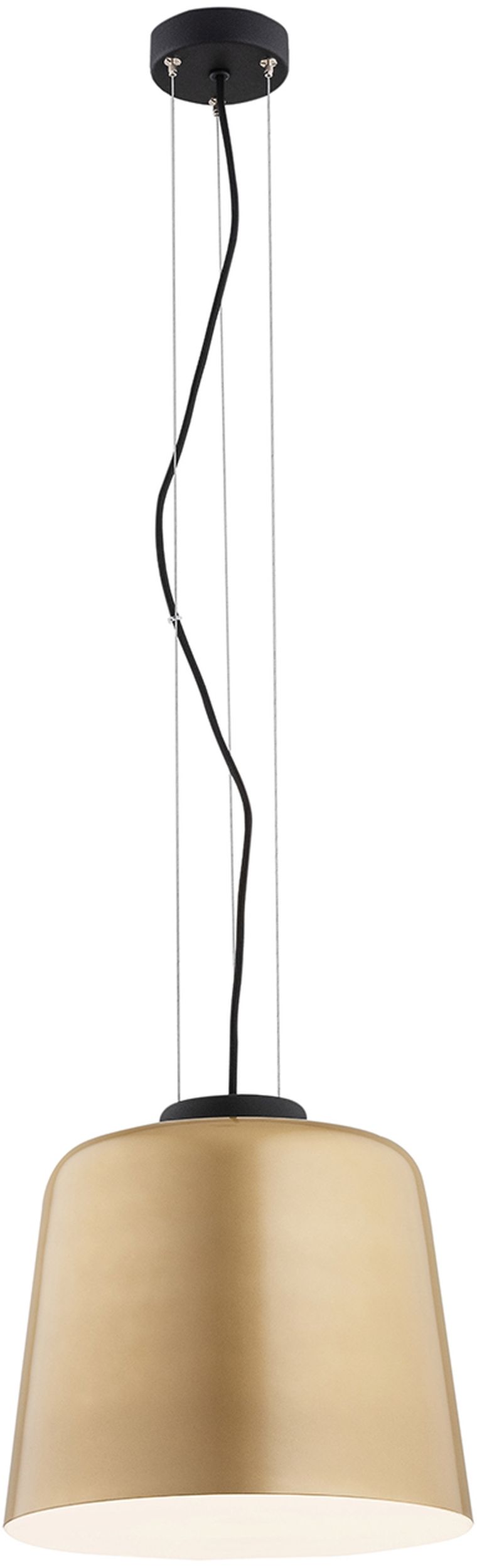 Argon Berkley lampa wisząca 1x15W złoty/biały 4690