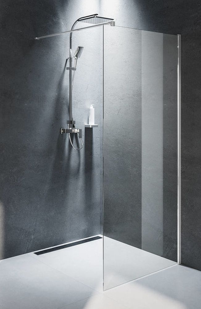 Riho Novik ścianka prysznicowa 120 cm chrom połysk/szkło przezroczyste G003031120