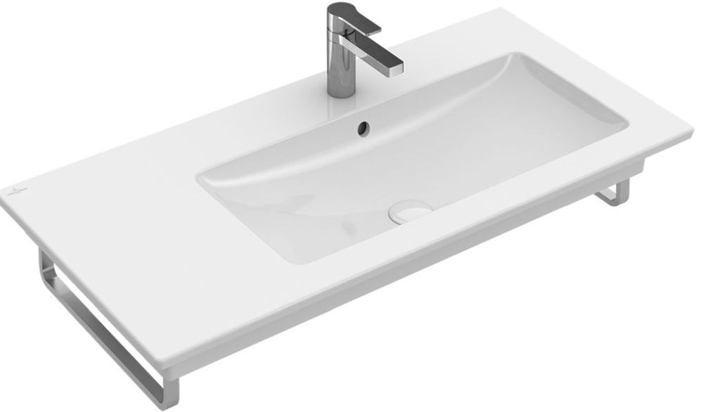 Villeroy & Boch Venticello umywalka 100x50 cm prostokątna Weiss Alpin 4134R301