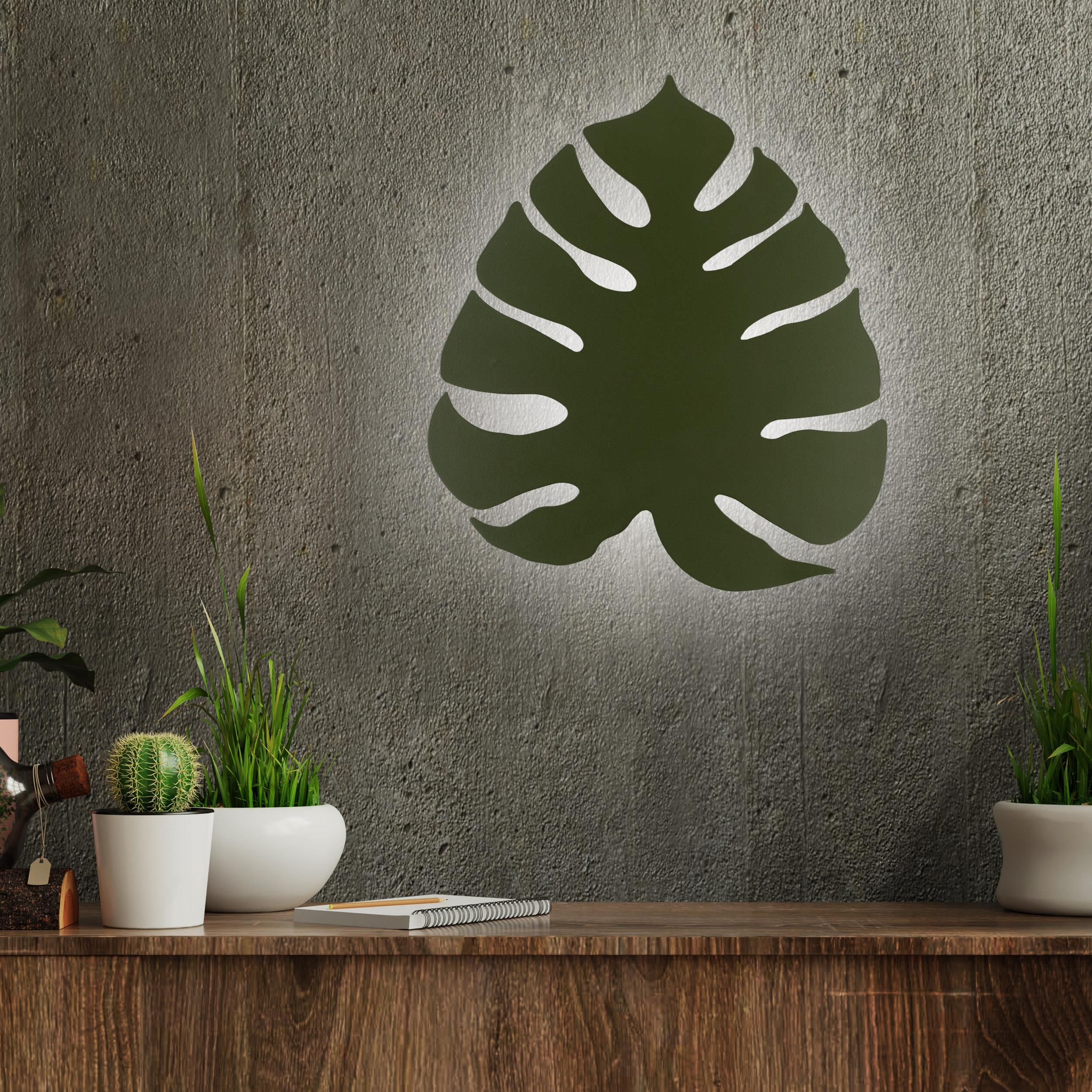 TK Lighting Monstera kinkiet 3x6W zielony 4668