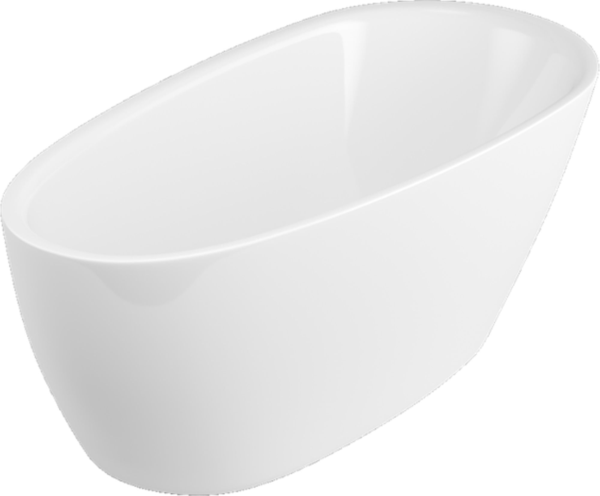 Excellent Olia 2.0 wanna wolnostojąca 160x75 cm owalna biały połysk WAEX.OLI2.16WH