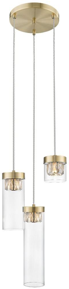 Zuma Line Gem lampa wisząca 3x28 W chrom P0389-03D-0FD2