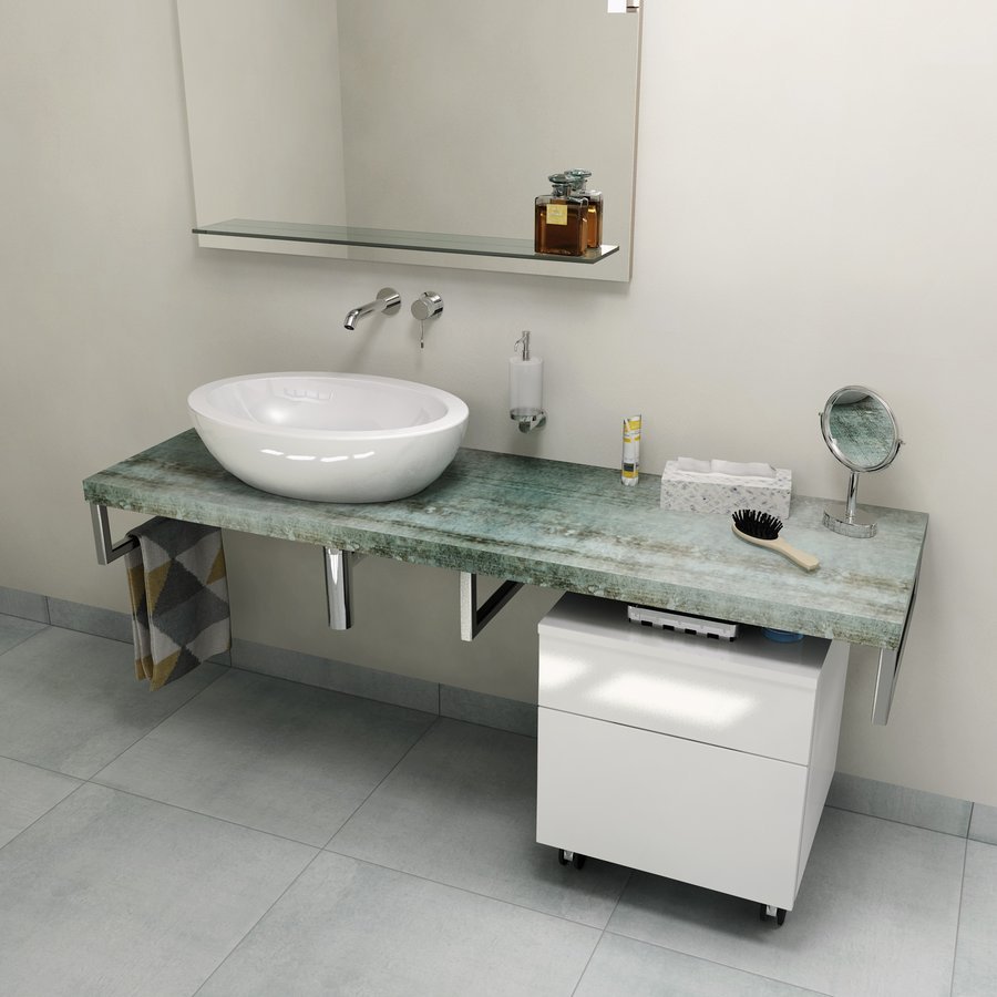 Sapho Avice blat 130 cm podumywalkowy aquamarine AV136