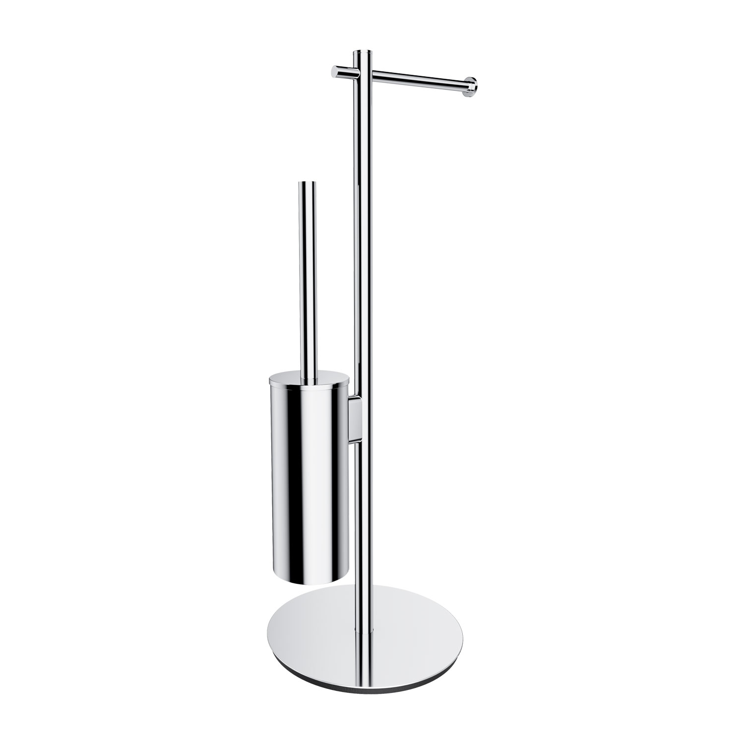 Omnires Modern Project stojak na papier toaletowy ze szczotką WC chrom MP60810CR - Wysyłka w 24h