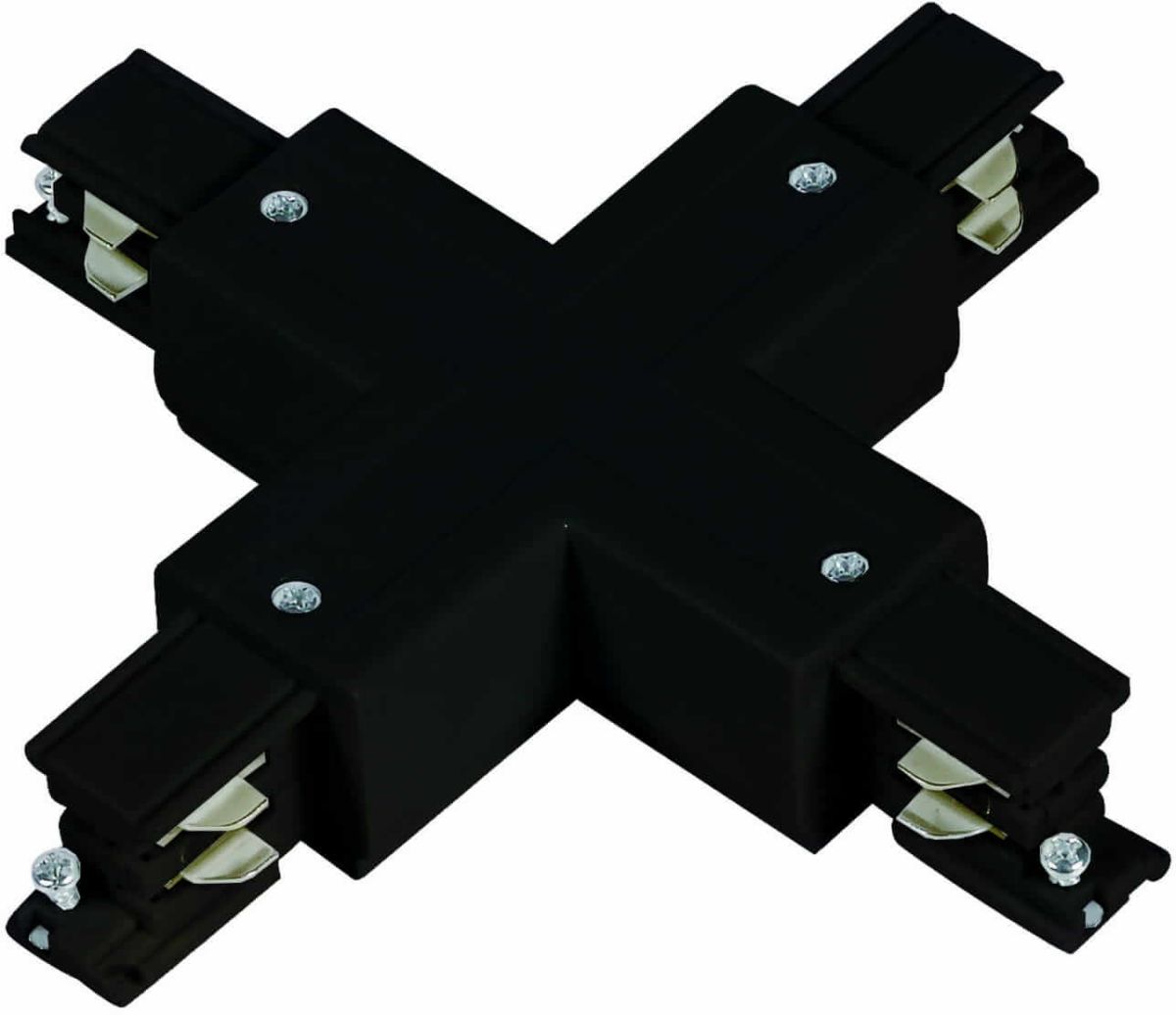Light Prestige System 3F łącznik do szynoprzewodów X czarny LP-554/3FBK