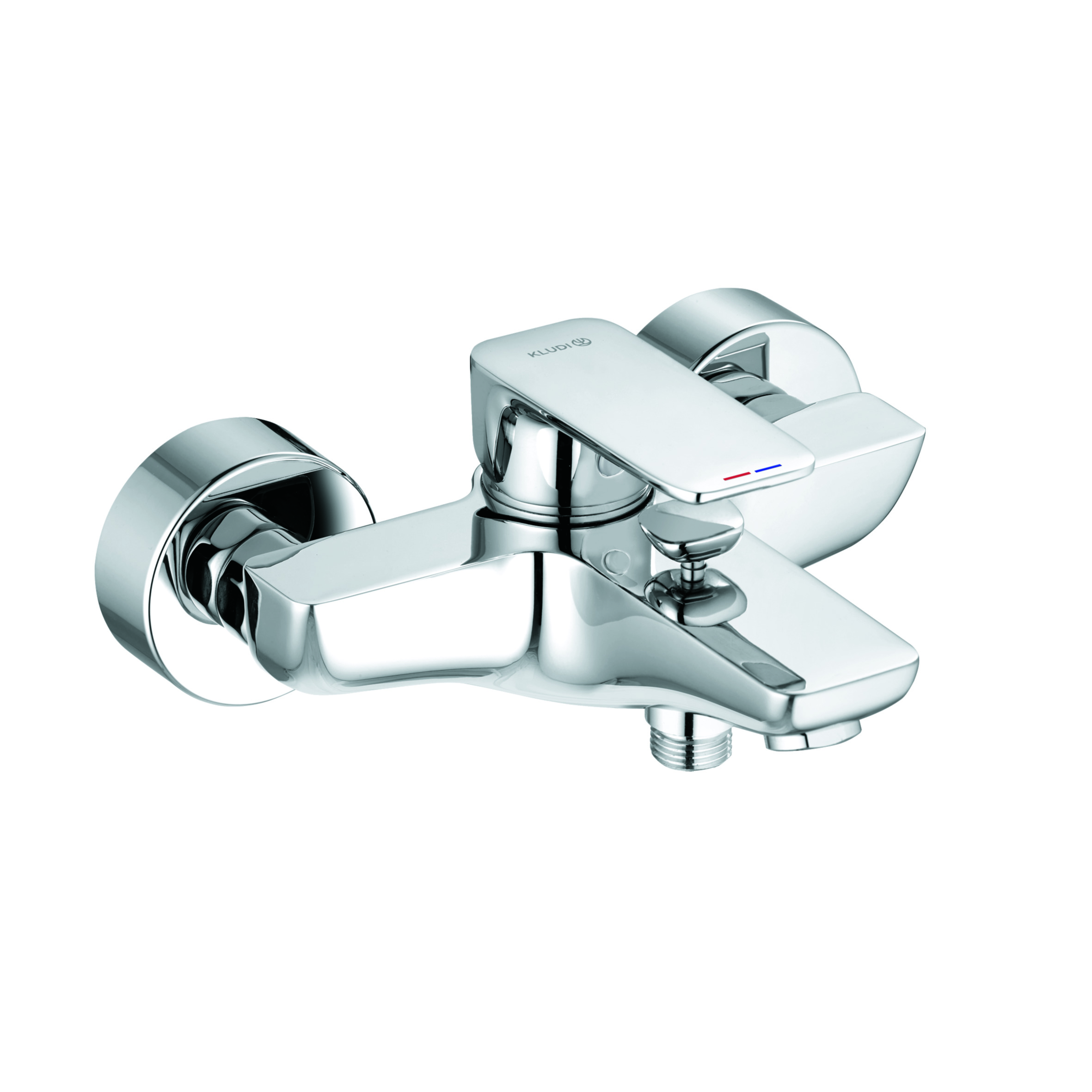 Kludi Pure&Style bateria wannowo-prysznicowa ścienna chrom 406810575