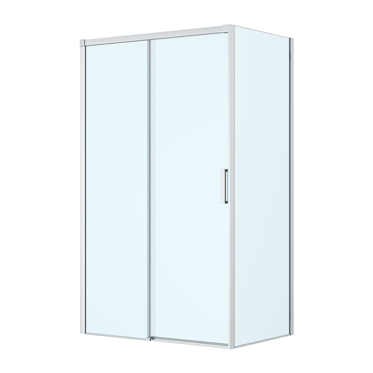 Oltens Breda kabina prysznicowa 120x90 cm prostokątna chrom/szkło przezroczyste 20226100 - Wysyłka w 24h