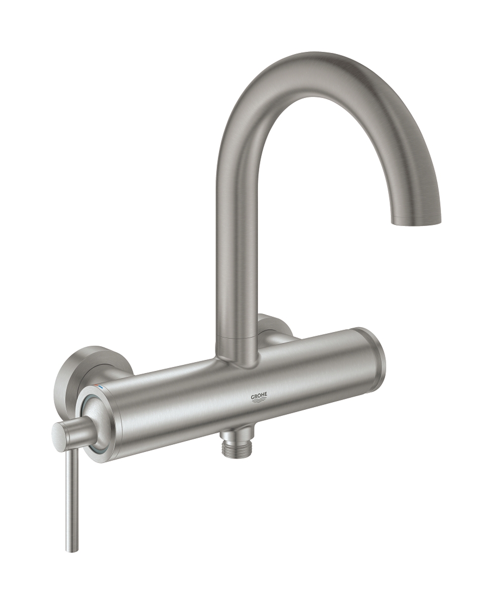 Grohe Atrio bateria wannowo-prysznicowa ścienna stal nierdzewna 32652DC3 - Wysyłka w 24h