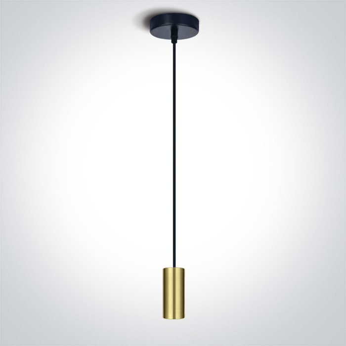 One Light Irini lampa wisząca 1x20 W mosiądz szczotkowany 63124/BBS