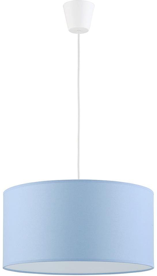 TK Lighting Rondo lampa wisząca 1x15W niebieski/biały 3232