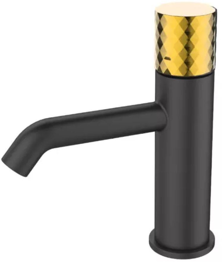 Sea-Horse Ove Black+Gold bateria umywalkowa stojąca czarny/złoty BJV304BR1