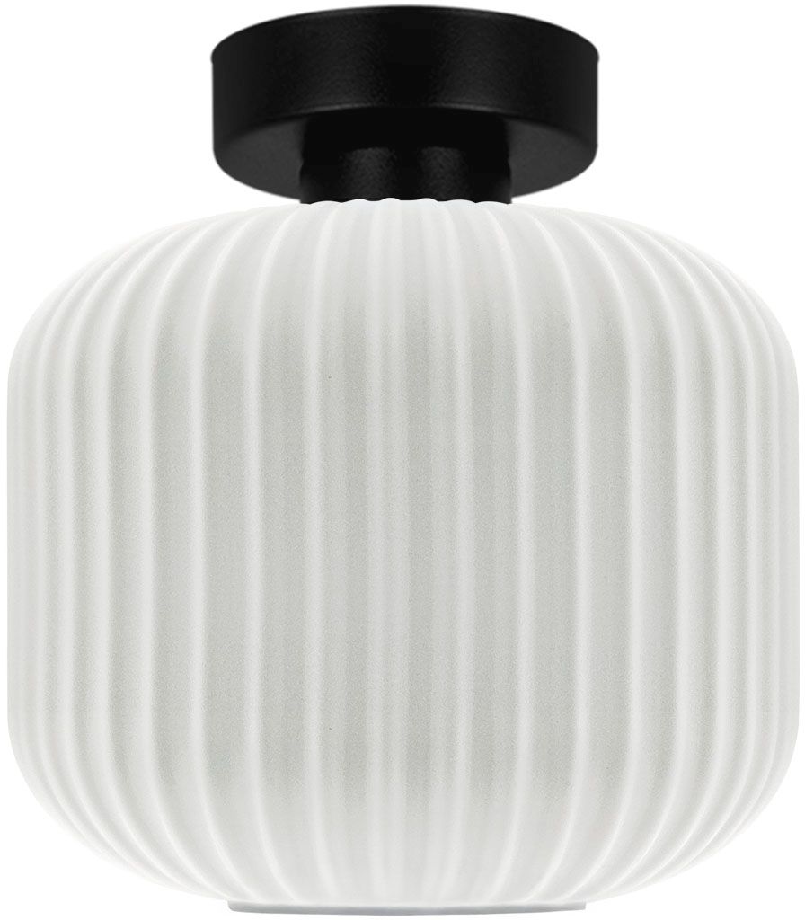 Kaja Sparta lampa podsufitowa 1x15 W biała-czarna K-5642