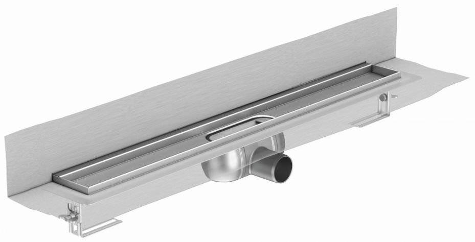 ACO ShowerDrain C korpus odpływu liniowego 88,5 cm kołnierz pionowy stal nierdzewna 9010.85.32