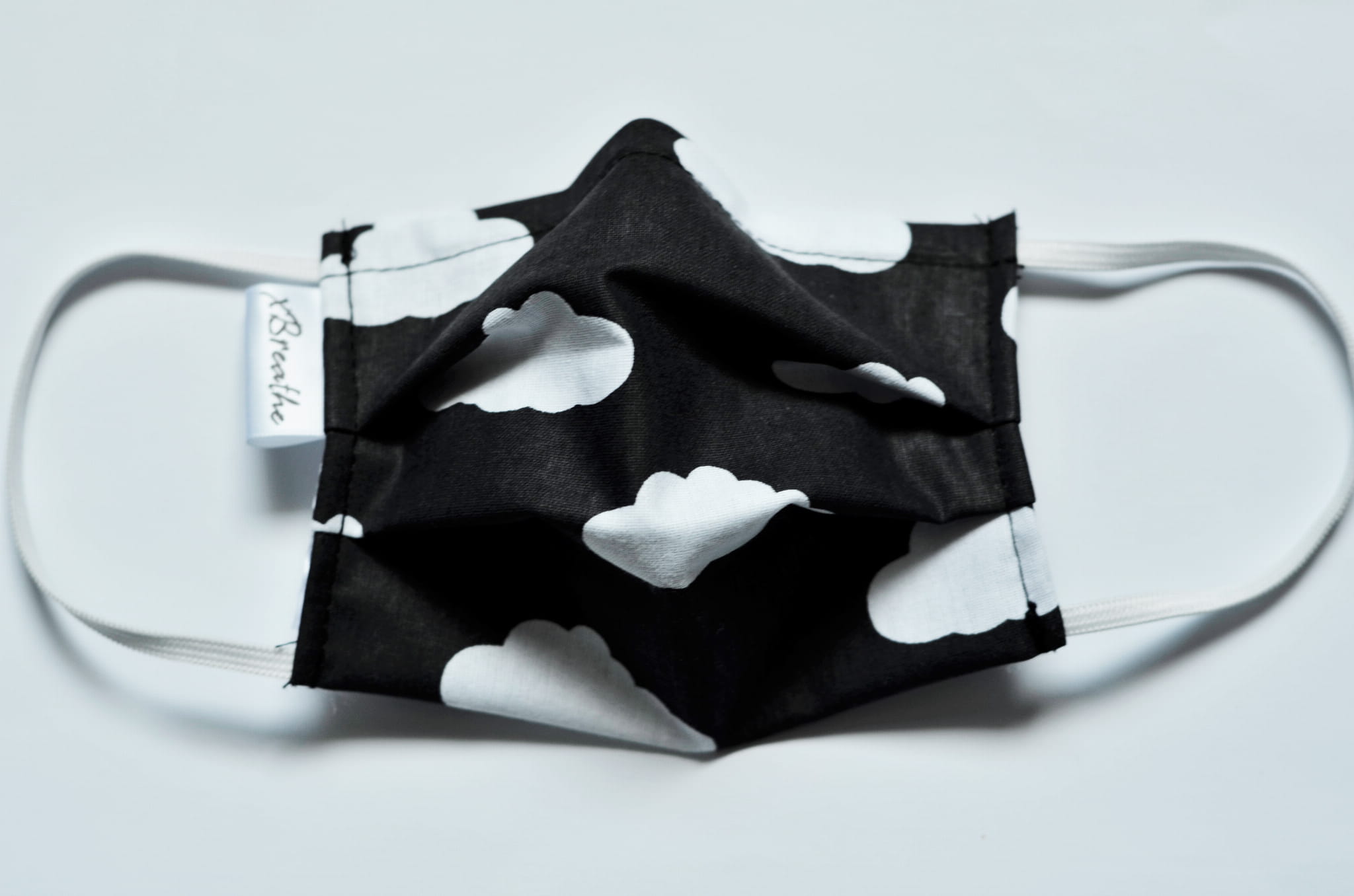 xBREATHE CLOUD BLACK Maska Wielorazowa Premium Filtr HEPA 2x