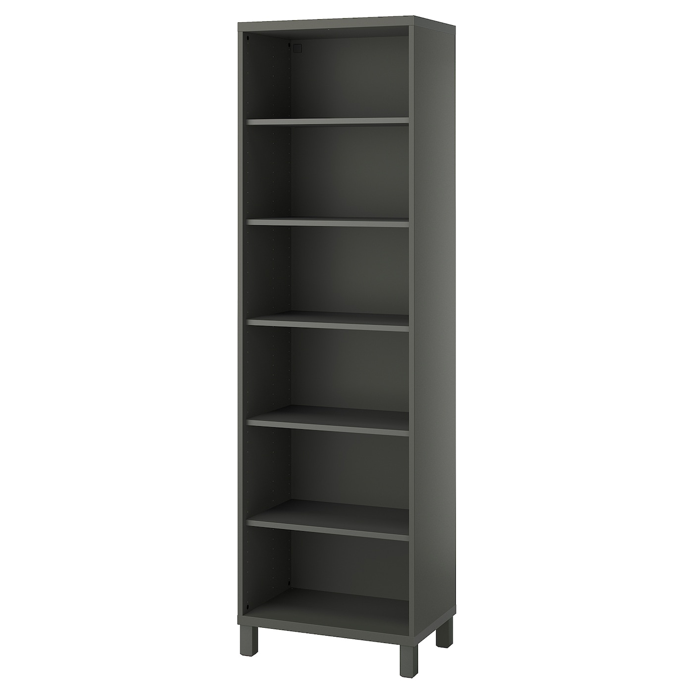 IKEA BESTÅ szafka, ciemnoszary, 60x40x202 cm