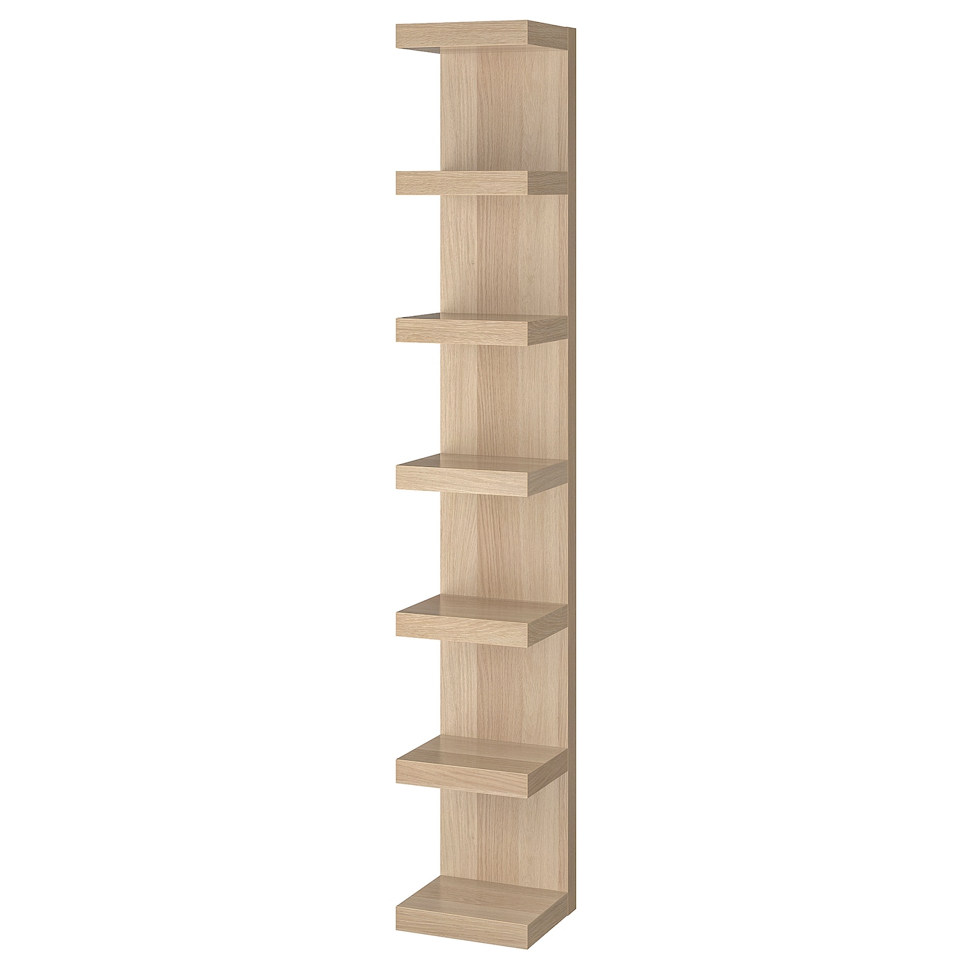 IKEA LACK półka ścienna, imitacja dębu bejcowanego na biało, 30x190 cm