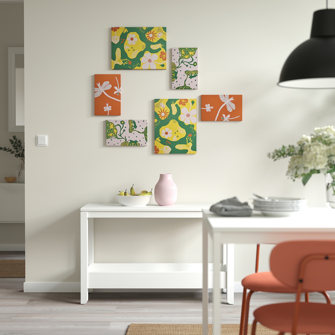 IKEA COLORADOGRAN obraz, 3 szt, barwne przygody