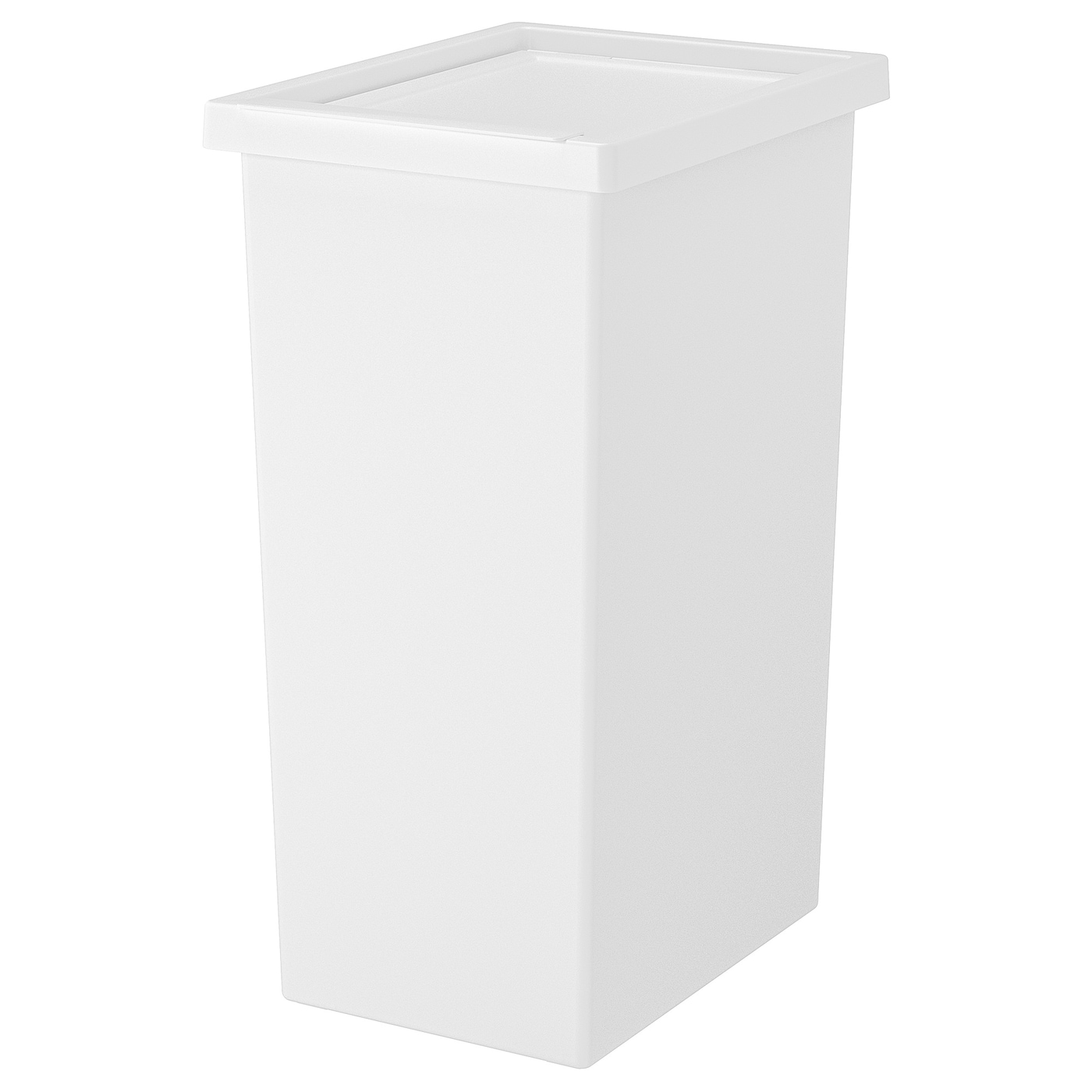 IKEA FILUR kosz plastikowy z pokrywką, biały, 42 l