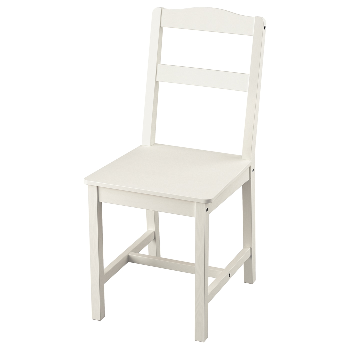 IKEA HAUGA krzesło, biały, Głębokość: 49 cm