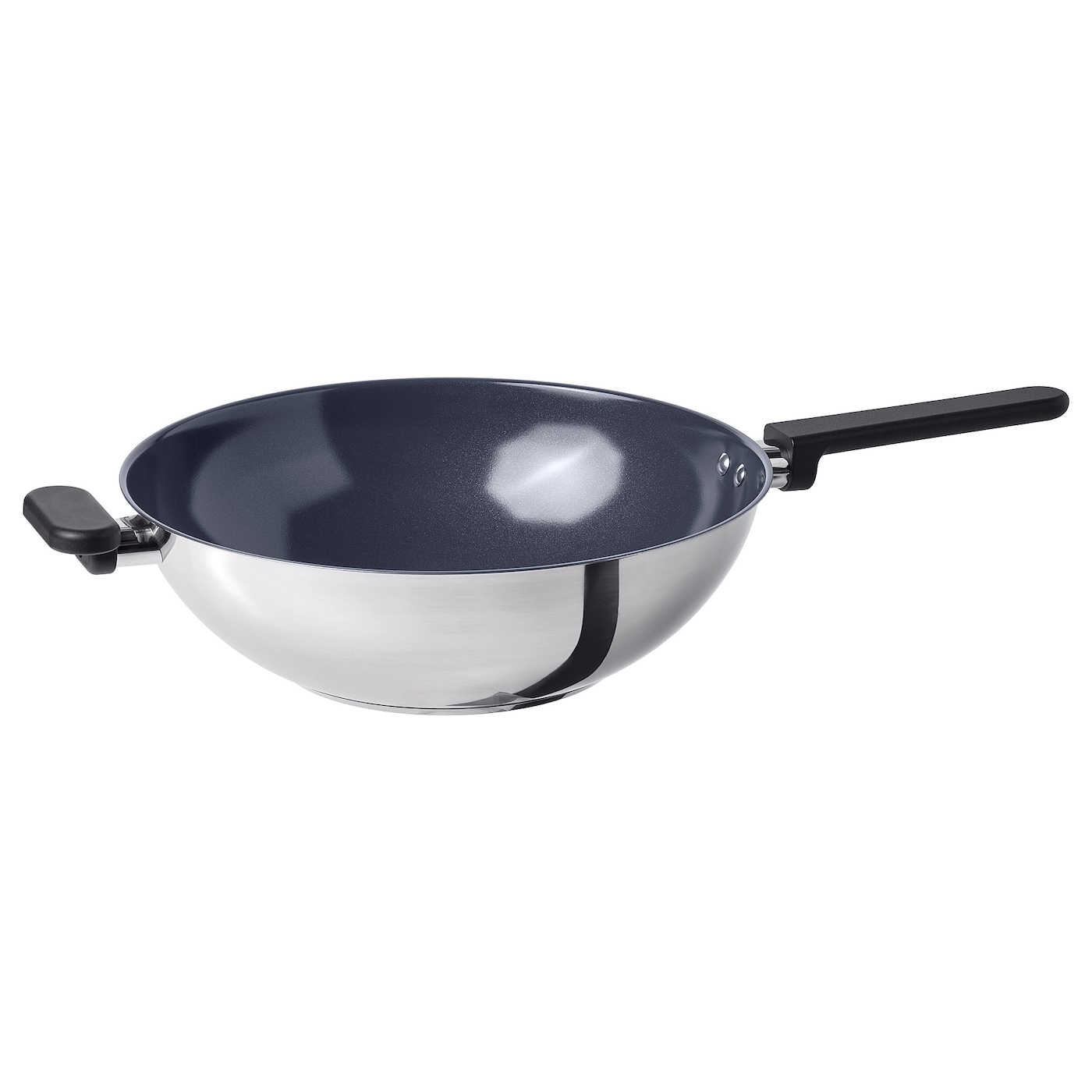 IKEA MIDDAGSMAT wok, powłoka zapobiegająca przywieraniu/stal nierdz, 32 cm