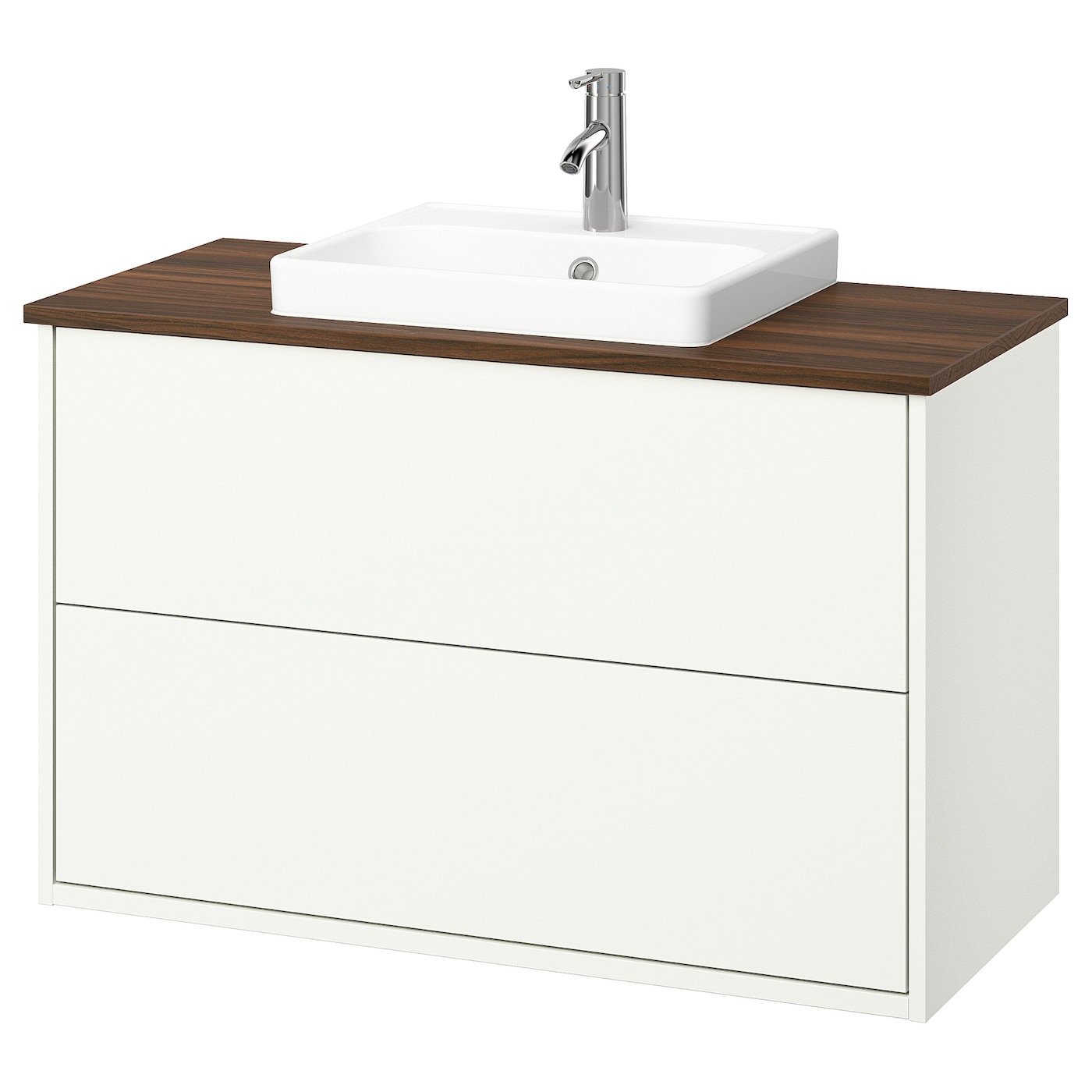 IKEA HAVBÄCK / ORRSJÖN szaf umyw z szufladami/umyw/bateria, biały, 102x49x71 cm
