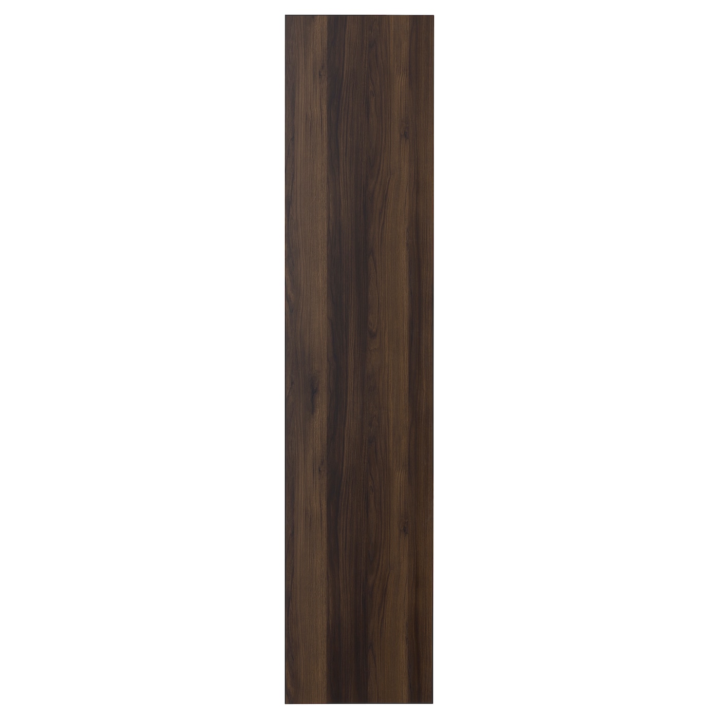 IKEA STORKLINTA drzwi z zawiasami, ciemnobrązowy/imit. dębu, 50x229 cm