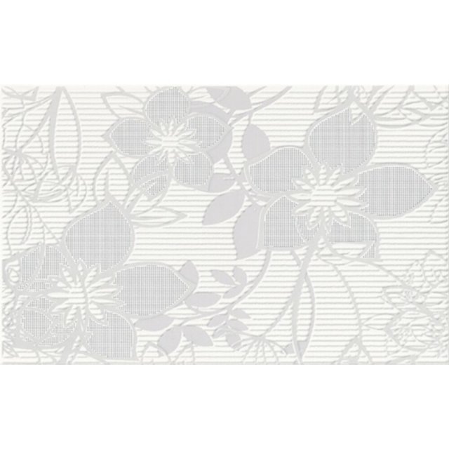 Płytka ścienna inserto CALVANO grey glossy 25x40 gat. I