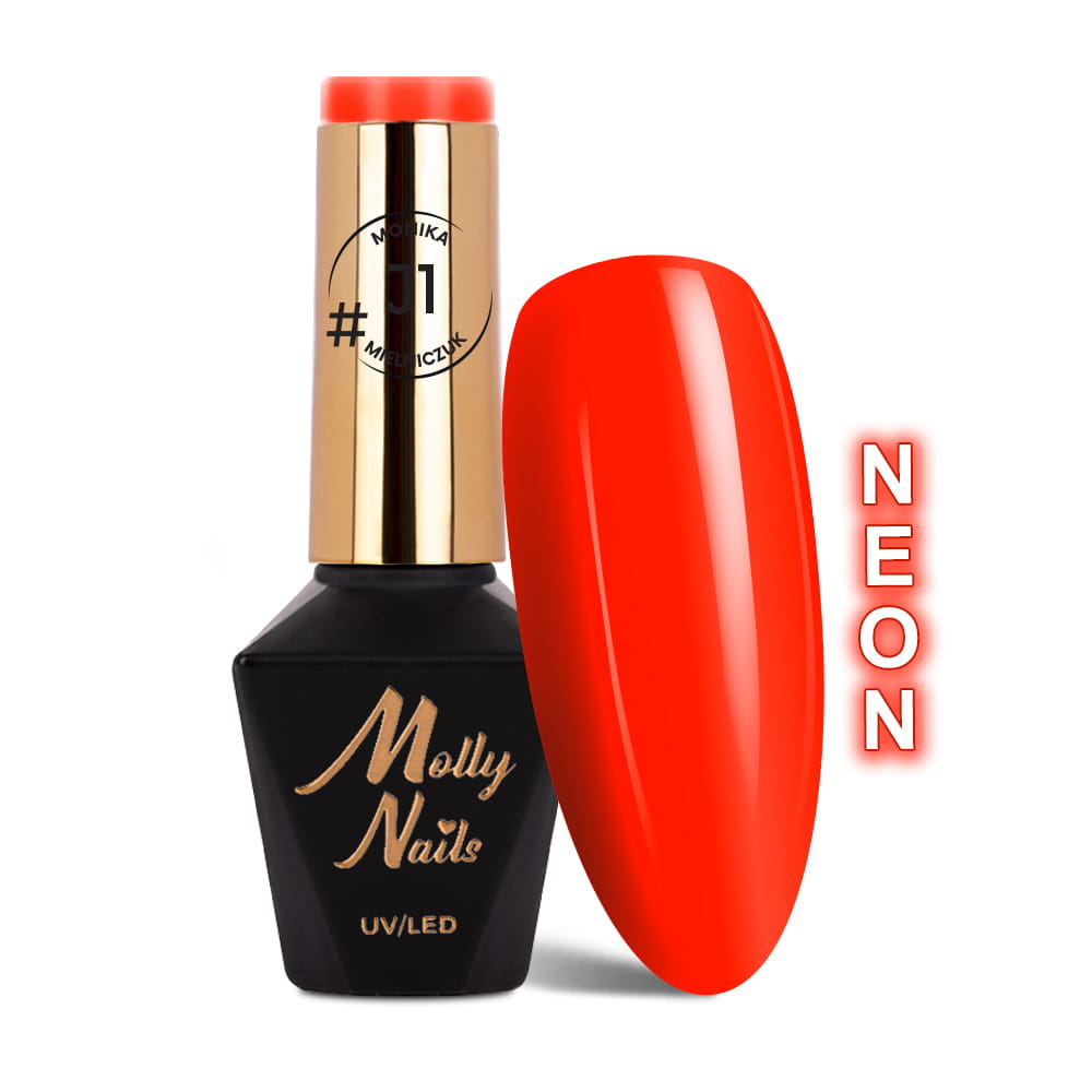 Lakier hybrydowy Molly Nails #Juicy by Monika Mielniczuk HEMA/Di-HEMA free 8g Nr #J1