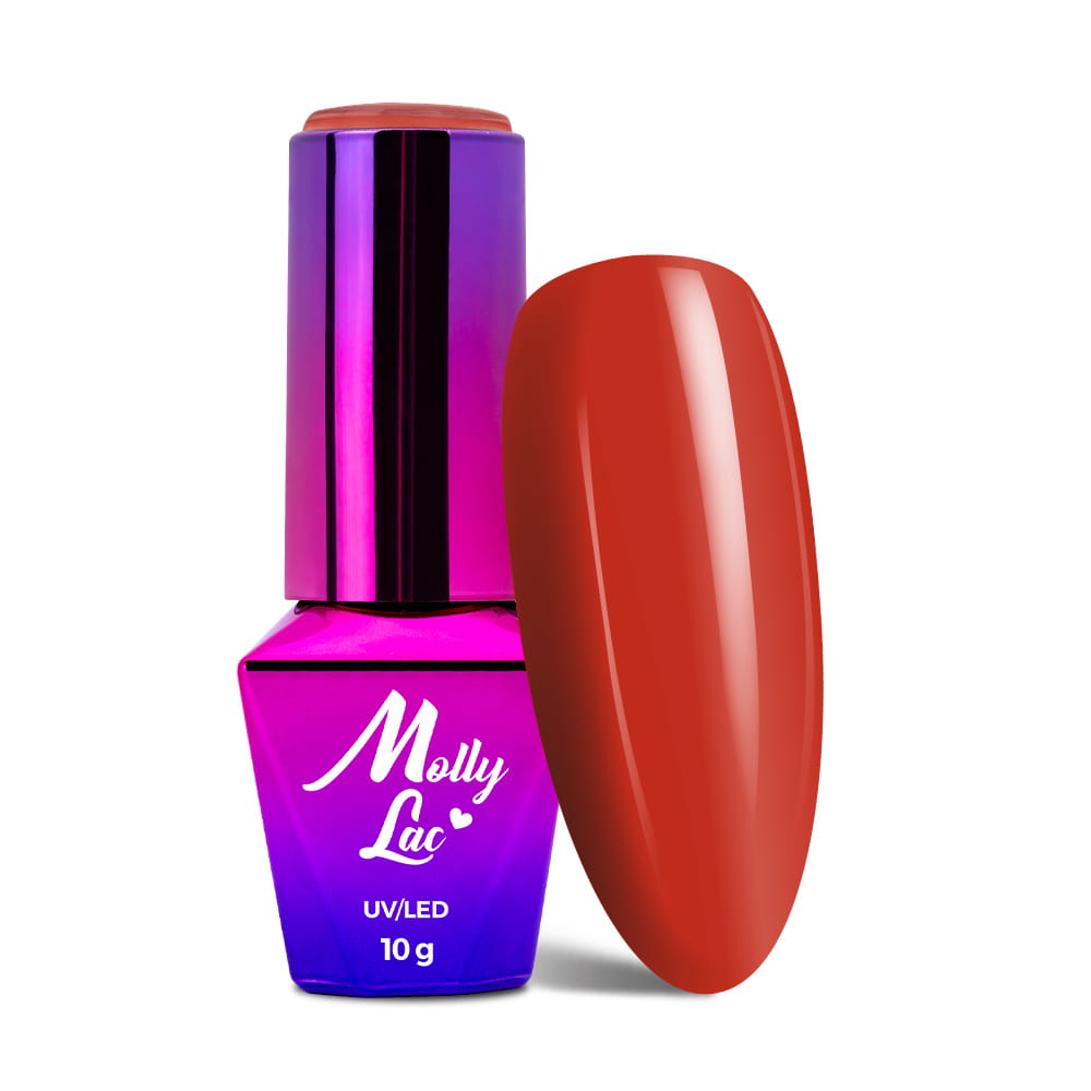 Lakier hybrydowy MollyLac Elite Women Crimson 10 g Nr 42