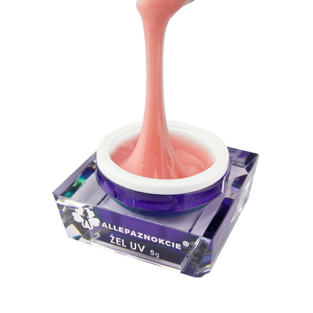 Żel budujący samopoziomujący Perfect French Blush Cover Allepaznokcie 5g