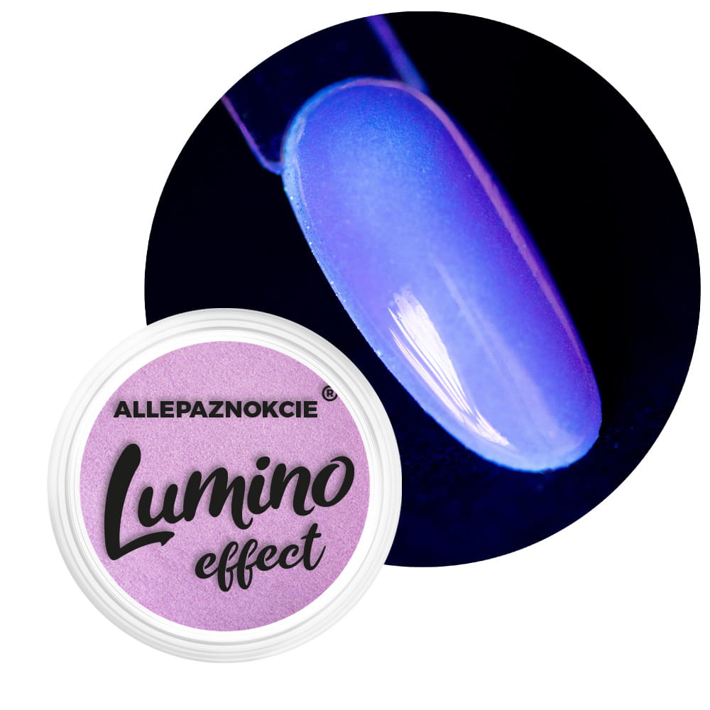 Pyłek do paznokci świecący w ciemności Lumino Effect Allepaznokcie Nr 9