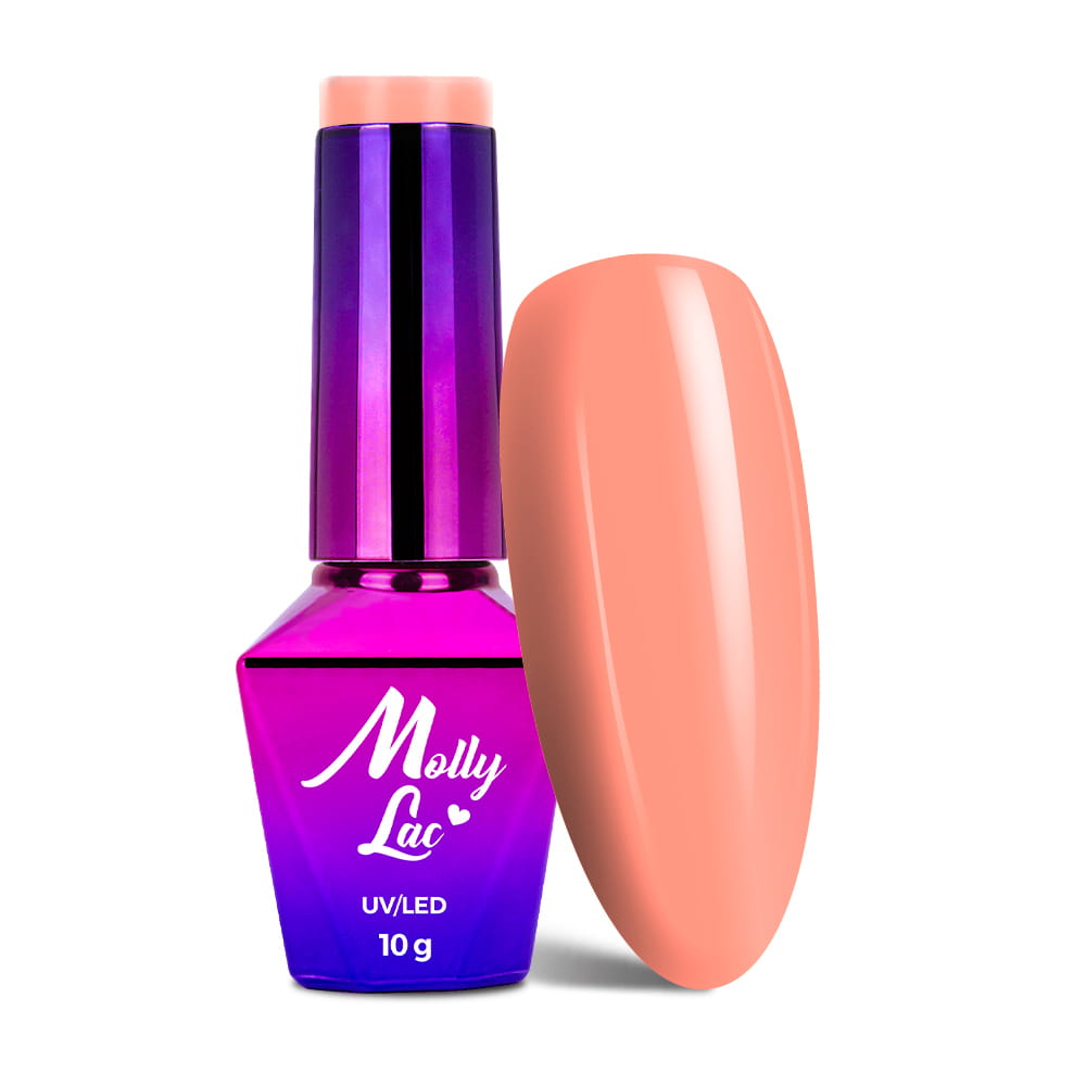 Lakier hybrydowy MollyLac Bubble Tea Sweet Temptation 10 g Nr 130