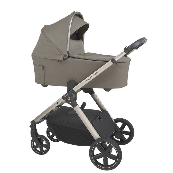 Espiro Only - uniwersalny wózek głęboko-spacerowy z torbą 2024-309 Smokey Taupe