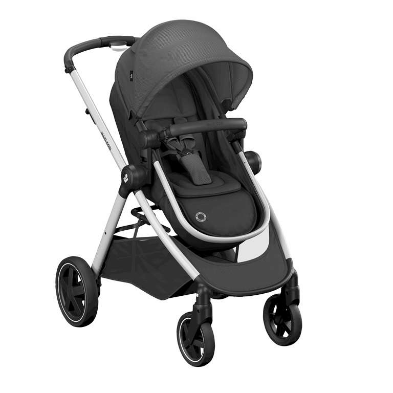 Maxi-Cosi, Zelia - uniwersalny wózek głęboko-spacerowy-Essential Black