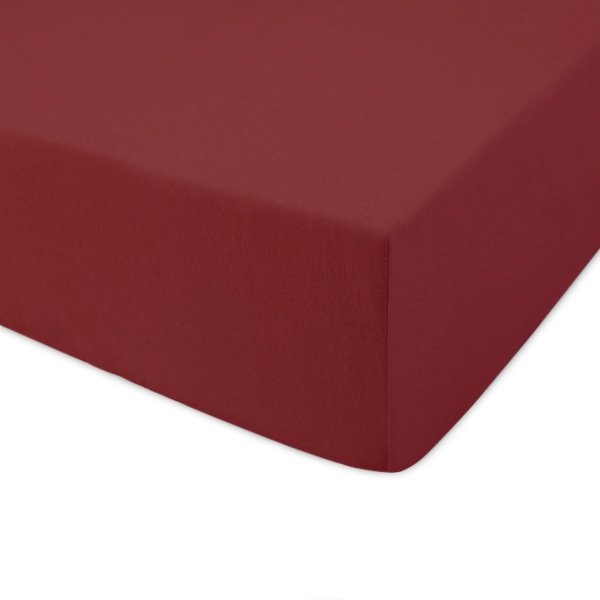 Prześcieradło jersey 80x140 z gumką wz. D023 (bordowy)