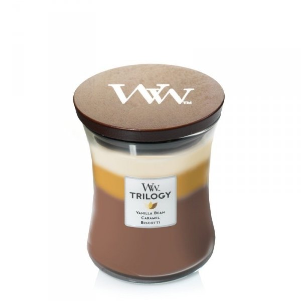 Świeca zapachowa WoodWick Trilogy - Cafe Sweets