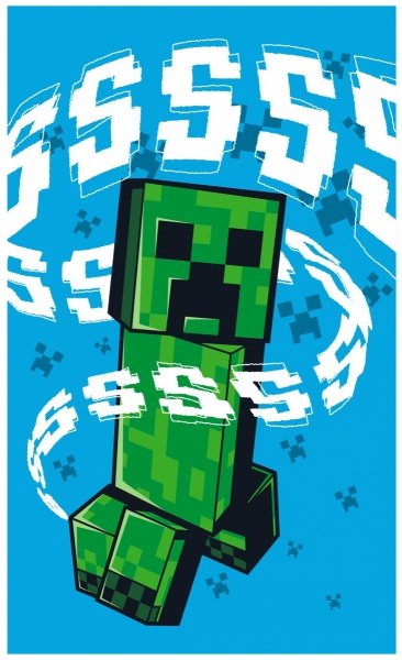 Ręcznik licencyjny - Minecraft - rozmiar 30x50 wz. JE11310-R