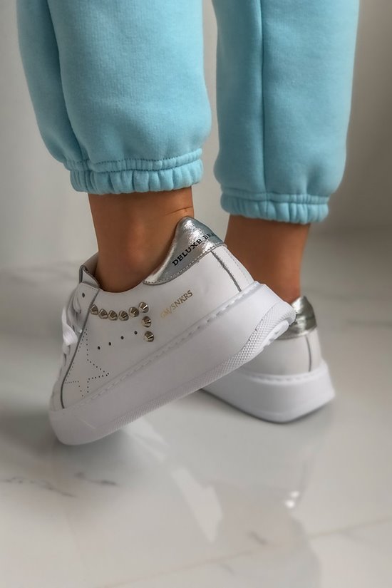 Sneakersy SN40 -9 Biały / srebrny