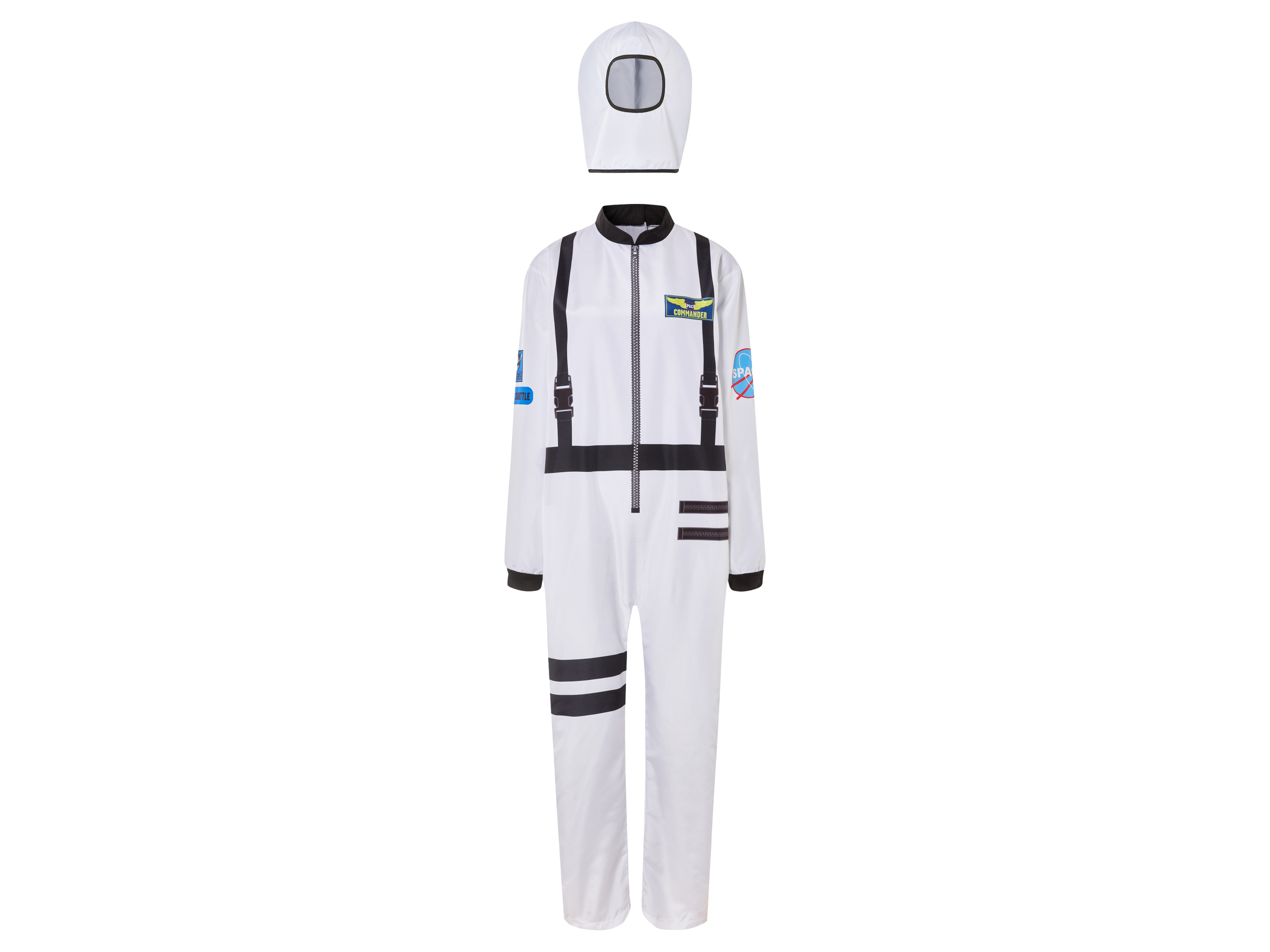 Kostium karnawałowy męski, 2 lub 3 elementy Astronauta, L 52/54