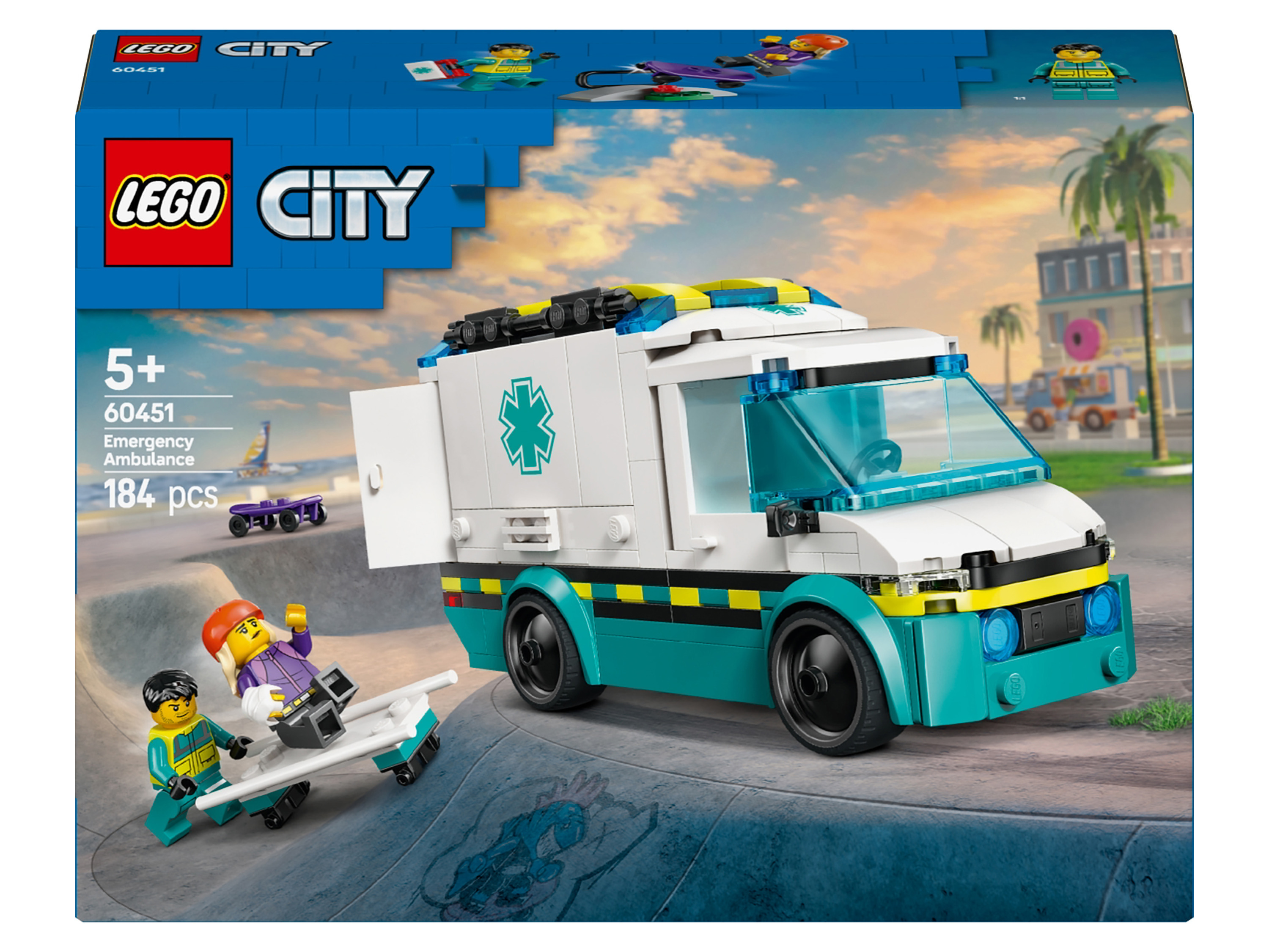 Lego City Zestaw klocków Lego 60451 Karetka pogotowia